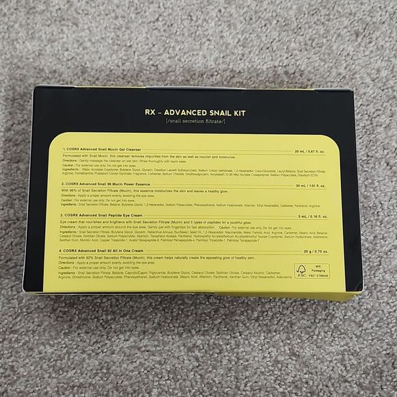 NIB - COSRX All About Snail Skincare Kit - 4pc - Picture 6 of 11